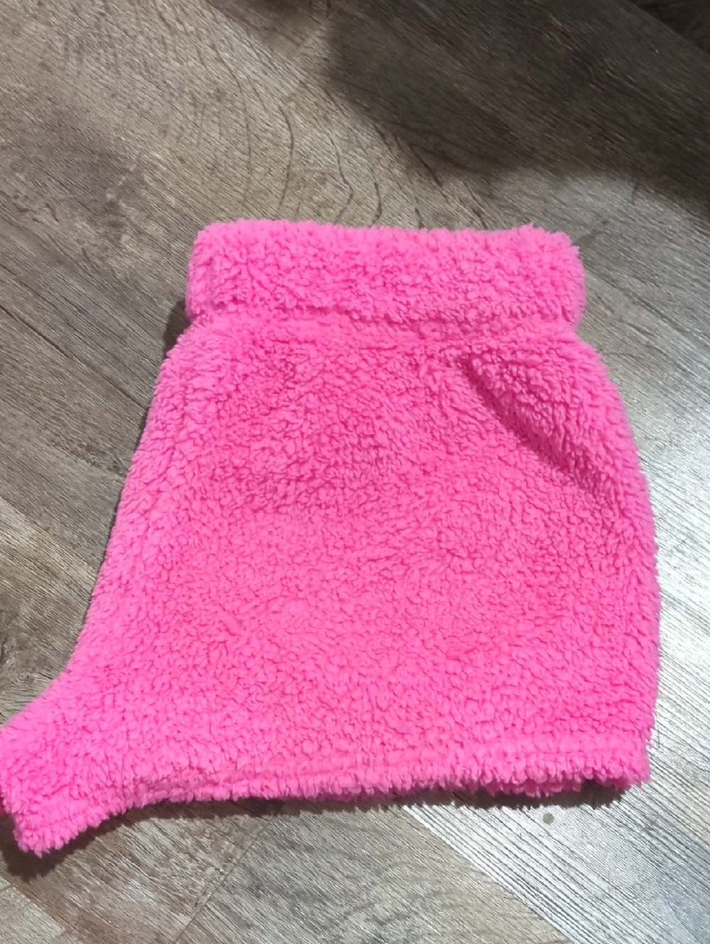 Plush Hot Pink Sherpa Shorts